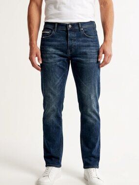 A&F Abercrombie Men's Classic Dark Wash Denim Jeans Size 34